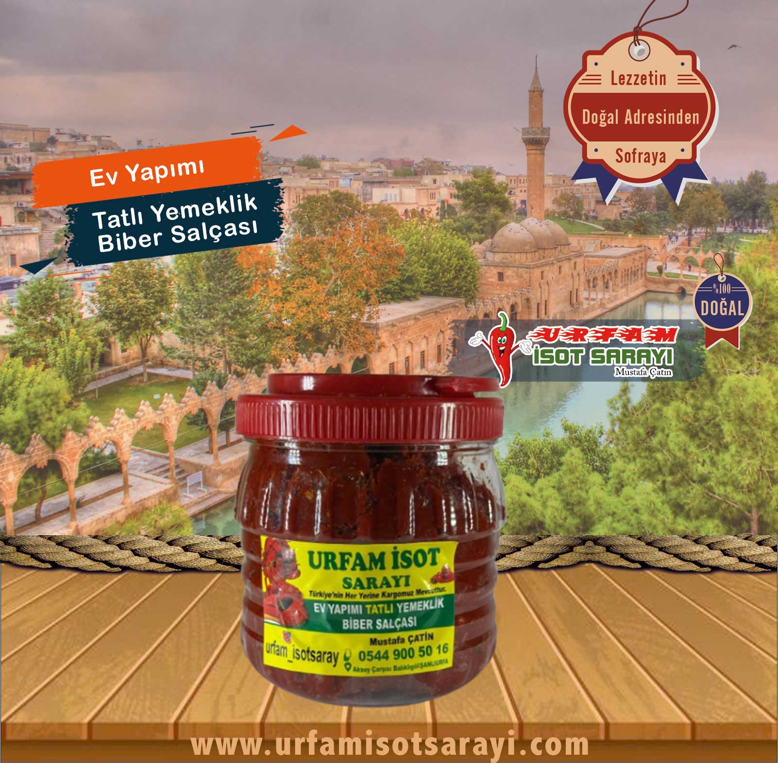 Yemeklik Biber Salçası Tatlı 2 kg